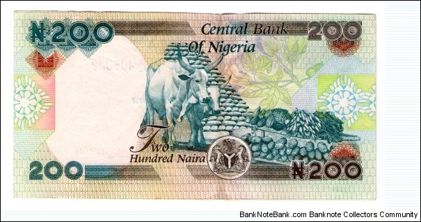 Banknote from Nigeria year 2006