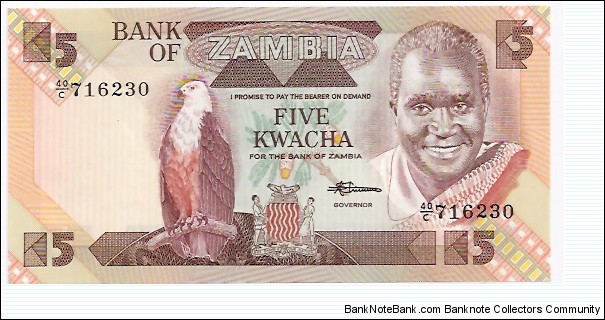 ZAMBIA (5Kwatcha) Banknote