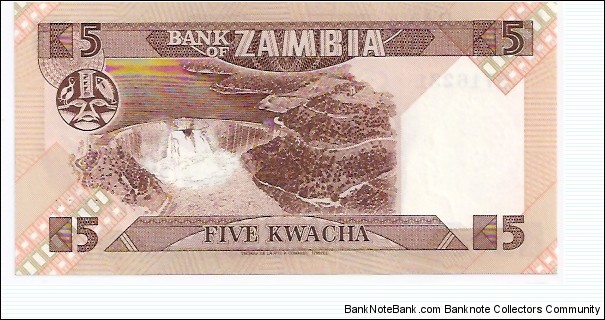 Banknote from Zambia year 1980