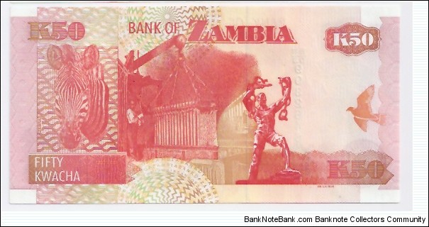 Banknote from Zambia year 2009