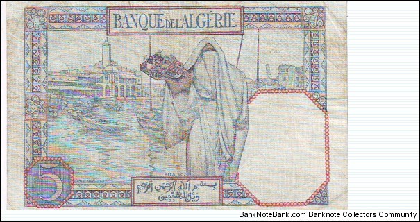 Banknote from Algeria year 1941