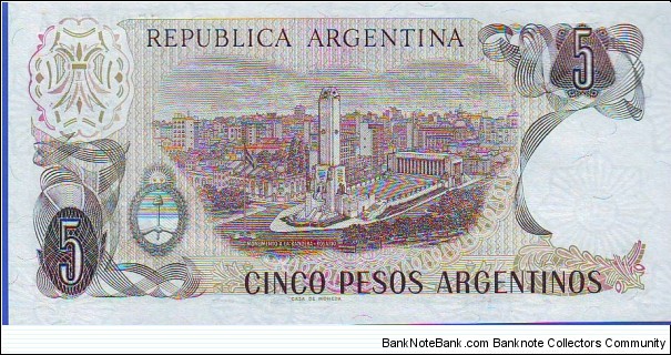 Banknote from Argentina year 1983