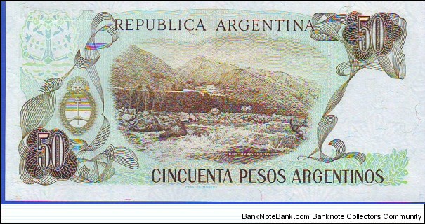 Banknote from Argentina year 1983