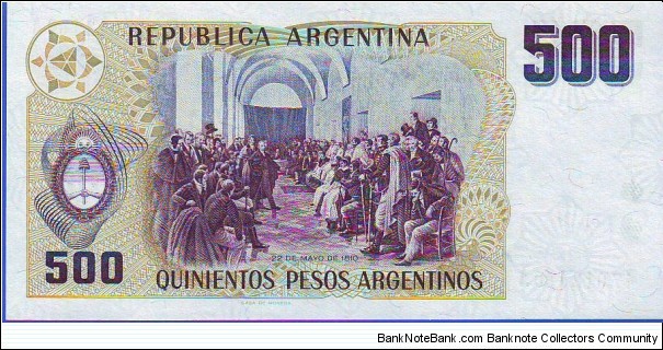 Banknote from Argentina year 1983