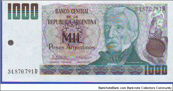  1000 Pesos Banknote