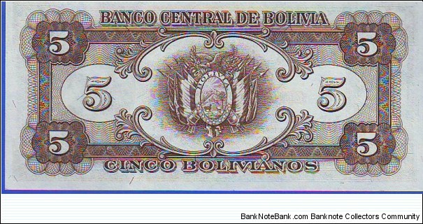 Banknote from Bolivia year 1945