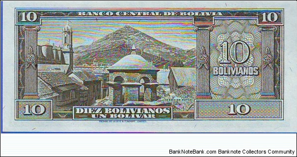 Banknote from Bolivia year 1945