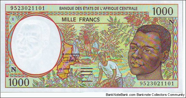  1000 Francs Banknote