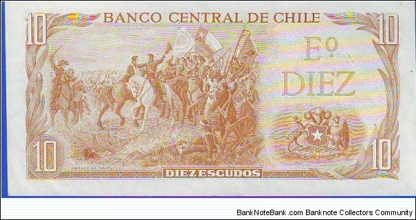 Banknote from Chile year 1970