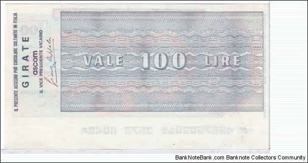 Banknote from Italy year 1976