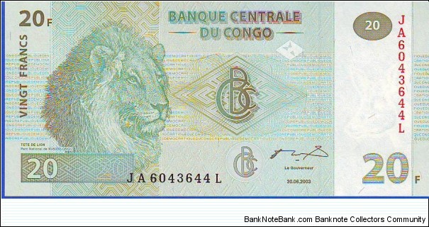  20 Francs Banknote