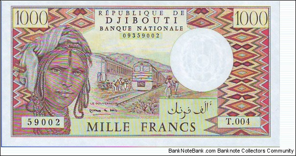  1000 Francs Banknote