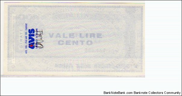 Banknote from Italy year 1977