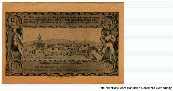 Banknote from Austria year 1919