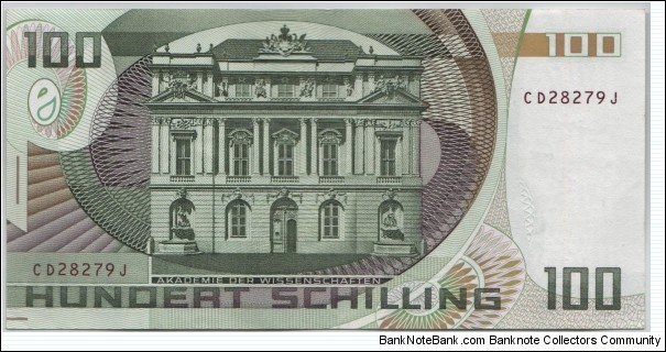Banknote from Austria year 1984