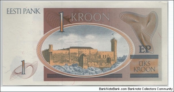 Banknote from Estonia year 1992