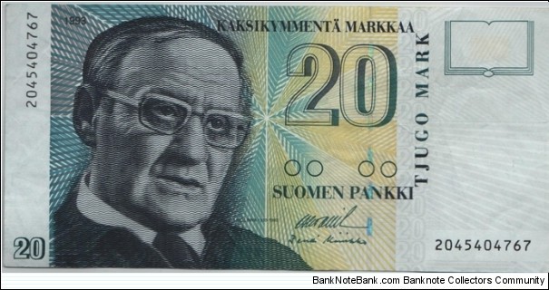Finland 50 Markkaa 1993 Banknote