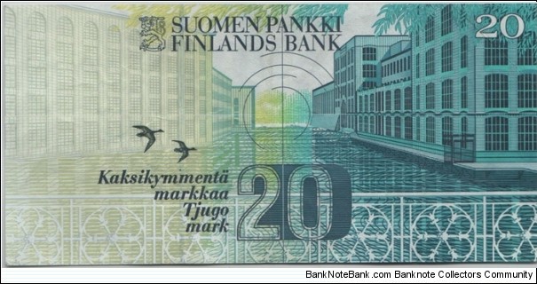 Banknote from Finland year 1993