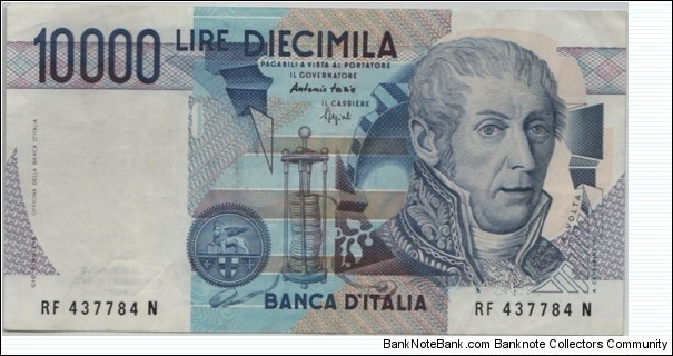 Italy 1000 Lire 1984 Banknote