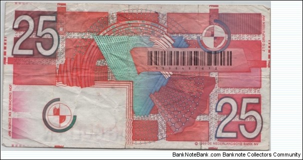 Banknote from Netherlands year 1989