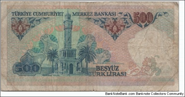Banknote from Turkey year 1970