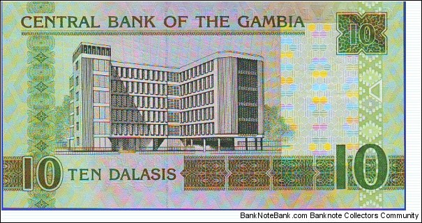 Banknote from Gambia year 2001