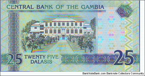 Banknote from Gambia year 2001