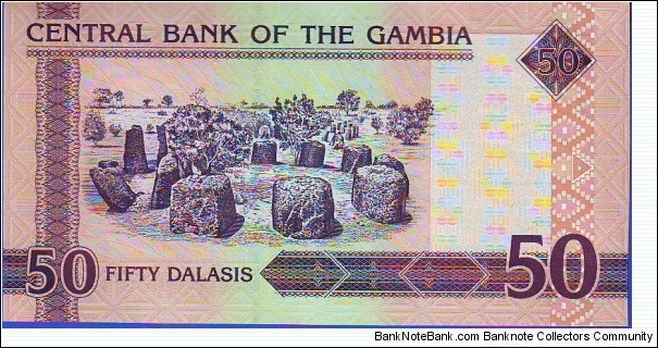 Banknote from Gambia year 2001