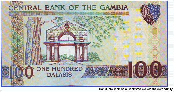 Banknote from Gambia year 2001