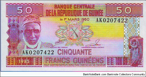  50 Francs Banknote