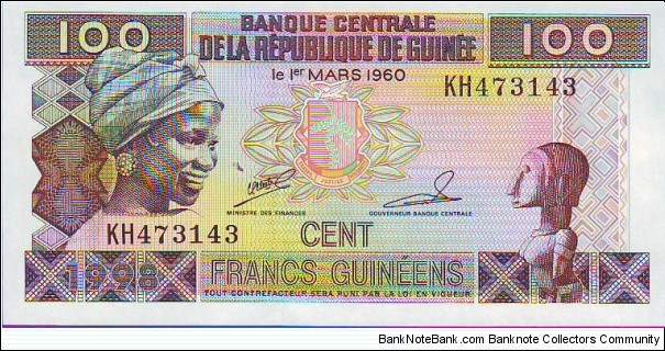  100 Francs Banknote