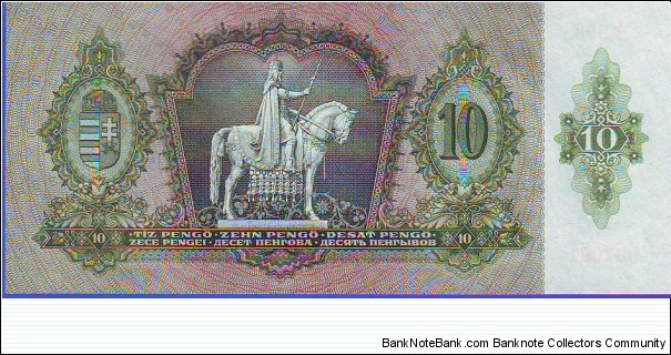 Banknote from Hungary year 1936