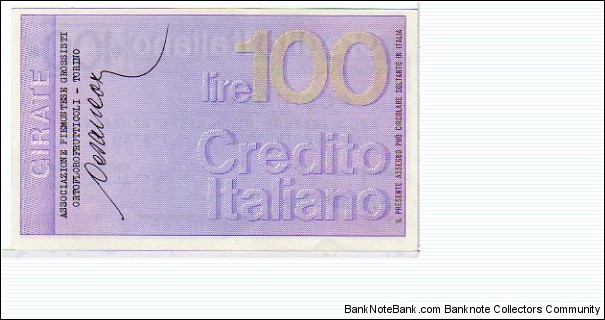 Banknote from Italy year 1976