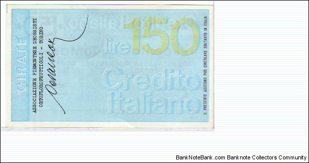 Banknote from Italy year 1976