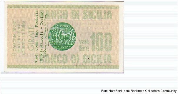 Banknote from Italy year 1977