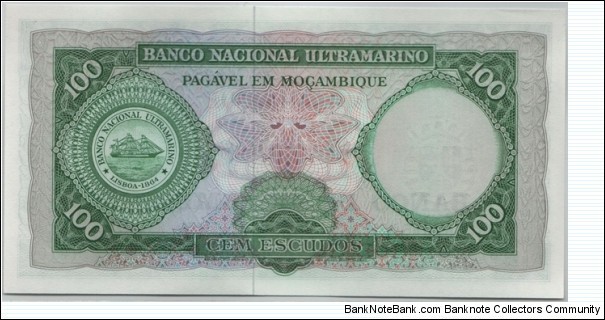 Banknote from Mozambique year 1961