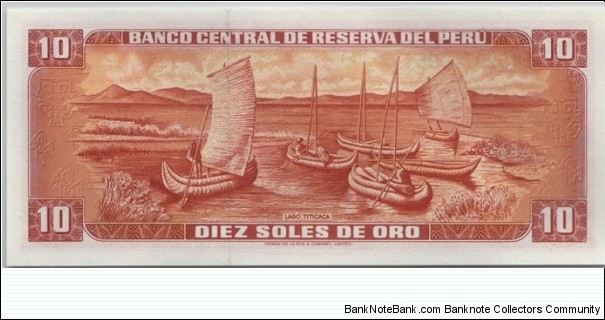 Banknote from Peru year 1976