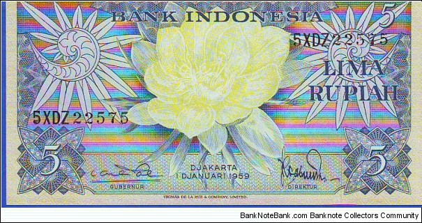  5 Rupiah Banknote