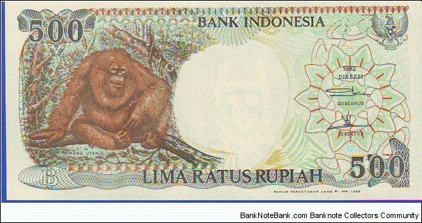  500 Rupiah Banknote