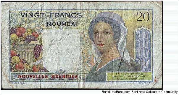 Banknote from Vanuatu year 0