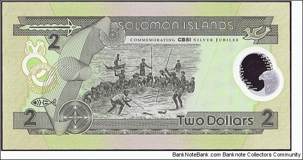 Banknote from Solomon Islands year 2001