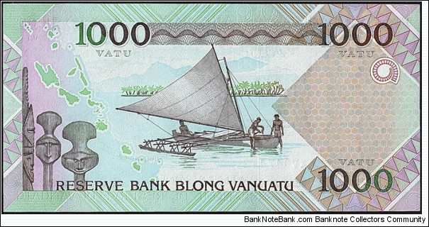 Banknote from Vanuatu year 2005