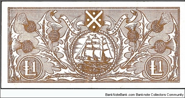 Banknote from Scotland year 1964