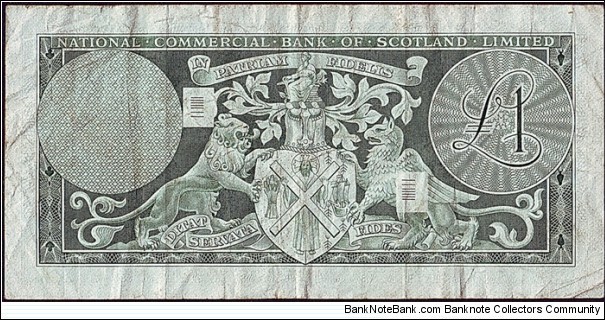 Banknote from Scotland year 1968