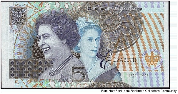 Banknote from Scotland year 2002