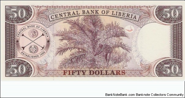 Banknote from Liberia year 2008