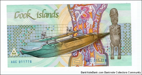 Banknote from Cook Islands year 1987