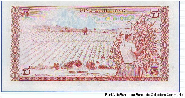 Banknote from Kenya year 1978