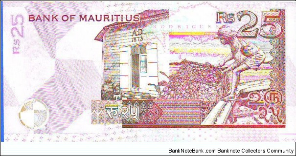 Banknote from Mauritius year 1999