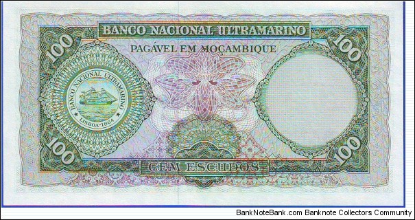 Banknote from Mozambique year 1961